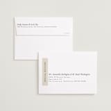 "Metropolitan" - Save the Dates in Ecru by 2birdstone - FREE Recipient Addressing