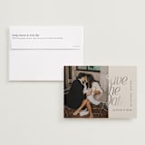 "Metropolitan" - Save the Dates in Ecru by 2birdstone - Save the Date with Envelope