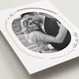"Framed Oval" - Save the Dates in Opal by Emily Betts - Detail