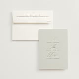 "Gallant" - Save the Dates in Mist by Lori Wemple - Save the Date with Envelope