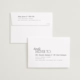 "Right Side" - Save the Dates in Pearl by Melanie Kosuge - FREE Recipient Addressing