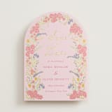 "Evergold Blooms" - Save the Dates in Tea Rose by Sarah Rosenthal - Front