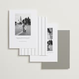 "Parque" - Save the Dates in Cotton by Robert and Stella - Back of Card Options