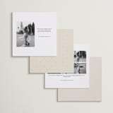 "Arch in A Square" - Save the Dates in Ivory by Kartika Paramita - Back of Card Options