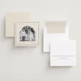"Arch in A Square" - Save the Dates in Ivory by Kartika Paramita - Assembled