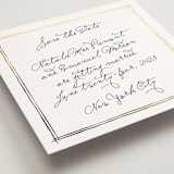 "Justine" - Save the Dates in Nero by Pati Cascino - Detail