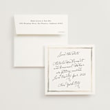 "Justine" - Save the Dates in Nero by Pati Cascino - Save the Date with Envelope