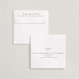 "lil bow" - Save the Dates in Linen by Jennifer Lew - FREE Recipient Addressing