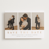 "Elegant Trio" - Save the Dates in Lace by Nicole Walsh - Front