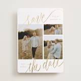 "tri-photo save the date" - Save the Dates in Veil by Elsa Duncan - Front