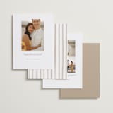 "tri-photo save the date" - Save the Dates in Veil by Elsa Duncan - Back of Card Options