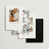 "Adelaide" - Save the Dates in Black Tie by Jennifer Postorino - Back of Card Options