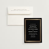"Adelaide" - Save the Dates in Black Tie by Jennifer Postorino - Save the Date with Envelope