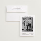 "Classic Charm" - Save the Dates in Midnight by Stacey Meacham - Save the Date with Envelope