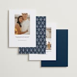 "Elegant Fete" - Save the Dates in Ocean by Brooke Chandler - Back of Card Options