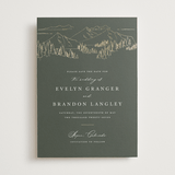 "Peaks" - Save the Dates in Hunter by Sarah Brown - Front