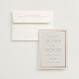 "Regal" - Save the Dates in Sandstone by Nicole Walsh - Save the Date with Envelope