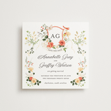"Fleur" - Save the Dates in Verona Sunset by Sarah Knight - Front