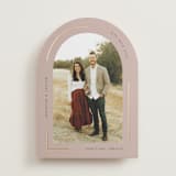 "Minimalist Arch" - Save the Dates in Petal by Elly - Front