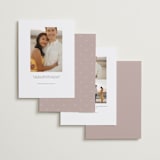 "Minimalist Arch" - Save the Dates in Petal by Elly - Back of Card Options