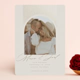 "Shine On" - Save the Dates in Ivory by Leah Bisch - Front