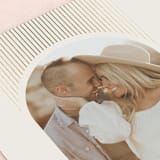"Shine On" - Save the Dates in Ivory by Leah Bisch - Detail