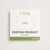 "Square Custom" - Save the Dates in Golden by Minted - Front