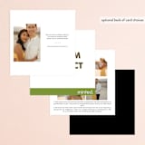 "Square Custom" - Save the Dates in Golden by Minted - Back of Card Options