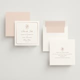 "fleu-de-sel" - Save the Dates in Rose by chocomocacino - Assembled