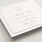 "fleu-de-sel" - Save the Dates in Rose by chocomocacino - Detail