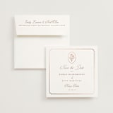 "fleu-de-sel" - Save the Dates in Rose by chocomocacino - Save the Date with Envelope