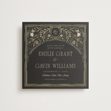 "Emilie" - Save the Dates in Noir by Randi Cirelli - Front