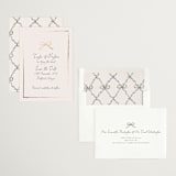"ribbon bow drawing" - Save the Dates in Moss by Cass Loh - Assembled
