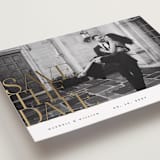 "Editorial lettering" - Save the Dates in Pearl by Ana de Sousa - Detail