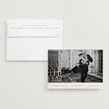 "Editorial lettering" - Save the Dates in Pearl by Ana de Sousa - Save the Date with Envelope