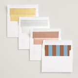 "His & Hers" - Save the Dates in Camel by Maria Alou - Envelope Liner Options