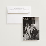 "classic timeless" - Save the Dates in Snow by Maja Cunningham - Save the Date with Envelope
