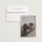 "boxed in" - Save the Dates in Quartz by Jenny Millington - Save the Date with Envelope