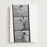 "Filmstrip" - Save the Dates in Onyx by Sarah Mraz - Front