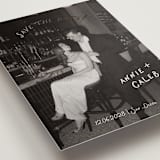 "Lovers" - Save the Dates in Ivory by Stephanie Heinrich Godbout - Detail