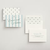 "Palm Stripes" - Save the Dates in Low Tide by Susan Zinader - Assembled