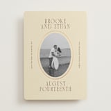 "Ethan" - Save the Dates in Buttercream by Angela Garrick - Front