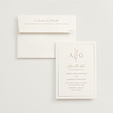 "kouignette" - Save the Dates in Chiffon by chocomocacino - Save the Date with Envelope