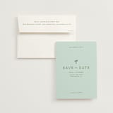 "Vacation" - Save the Dates in Ocean by Olivia Goree - Save the Date with Envelope