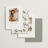 "Country Garden" - Save the Dates in Verdant by Susan Moyal - Back of Card Options