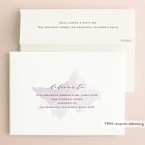 "Formal Watercolor" - Save the Dates in Lavender by Jennifer Postorino - FREE Recipient Addressing