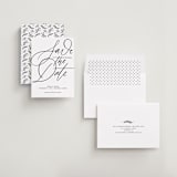 "Delicate Dates" - Save the Dates in Snow by Kristen Smith - Assembled