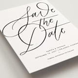 "Delicate Dates" - Save the Dates in Snow by Kristen Smith - Detail