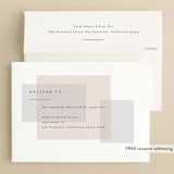 "Clean and Modern" - Save the Dates in Champagne by Kelly Schmidt - FREE Recipient Addressing