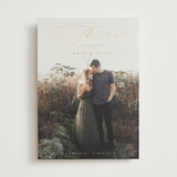 "Simply Classic" - Save the Dates in Wheat by Hannah Williams - Front